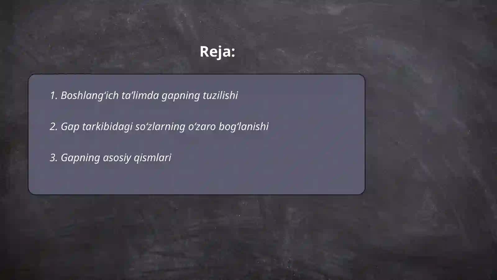 Boshlangʻich taʼlimda gap ustida ishlash 2