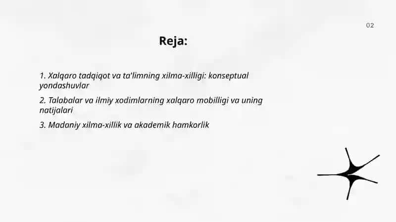 Xalqaro tadqiqot va taʼlim 2