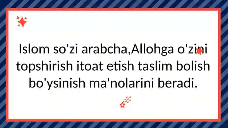 Islom 2