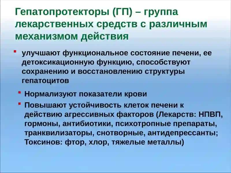 Гепатопротекторы. Современное представление 2