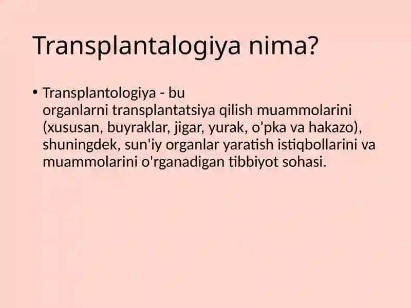 Yuraktransplantalogiyasi 2