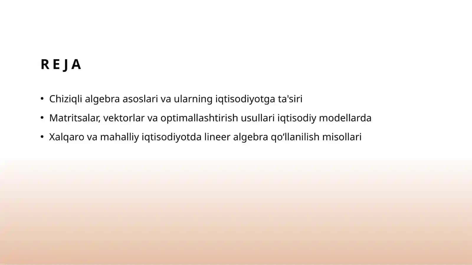 Matritsalar va vektorlar 2