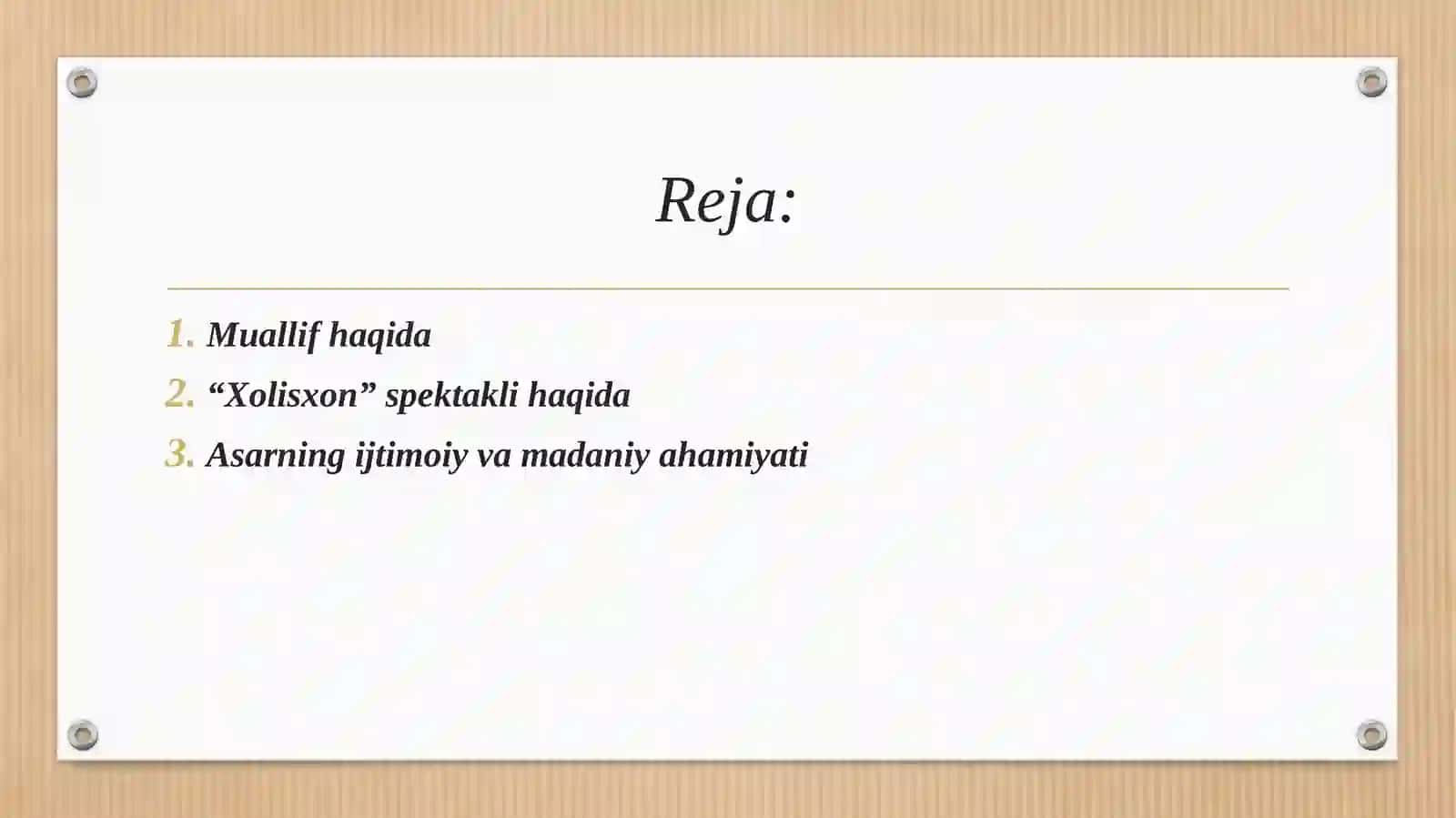 Xolisxon spektakilidan (Xolisxon manalogi )Xamza xakimzoda Niyozi 2