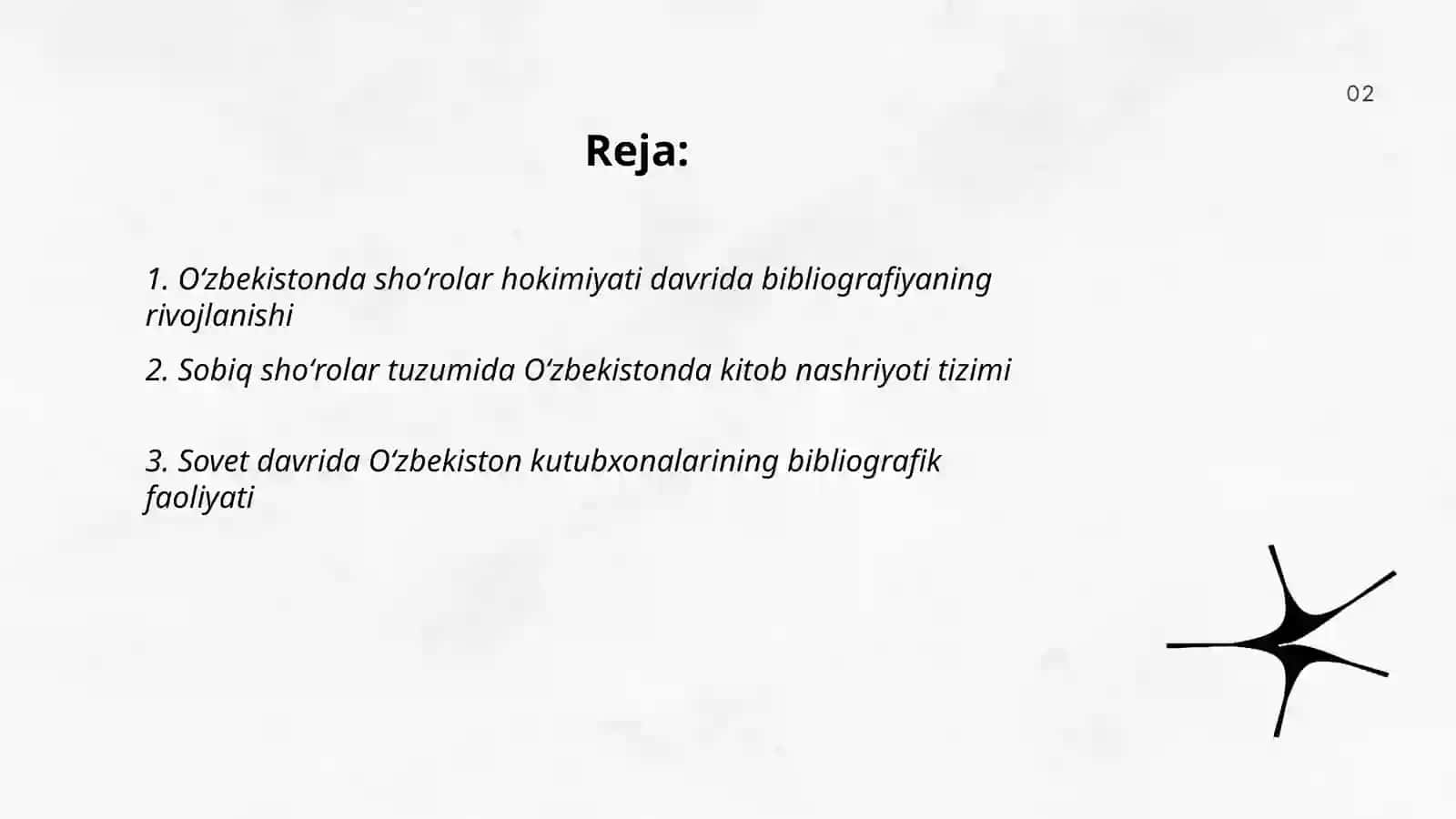 Shoʻrolar hokimiyati davrida bibliografik faoliyat 2