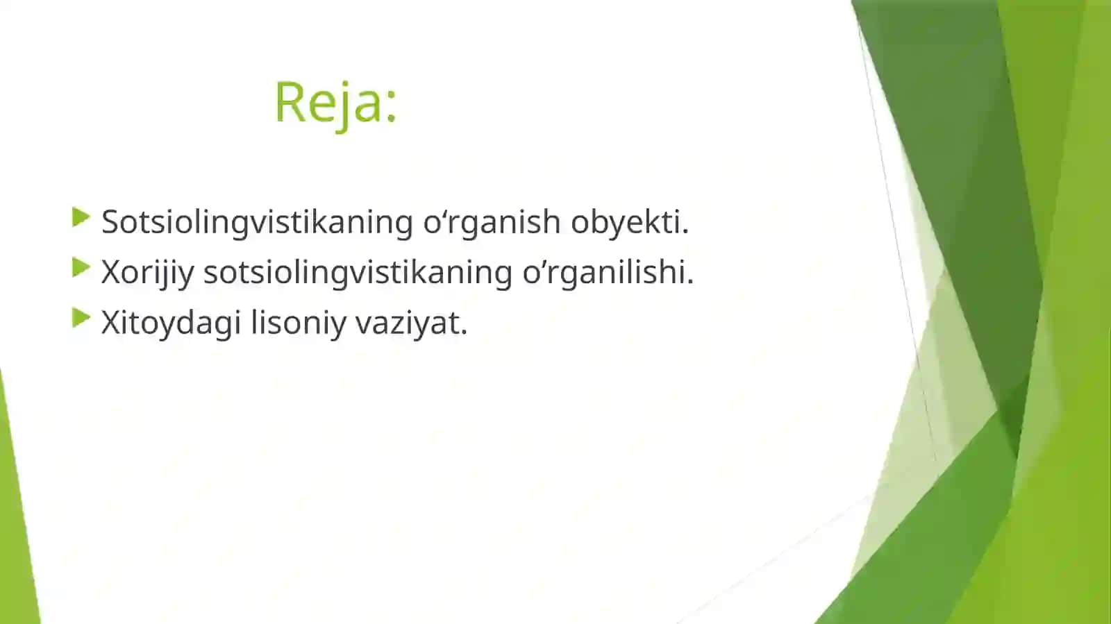 Xitoydagi lisoniy vaziyat 2