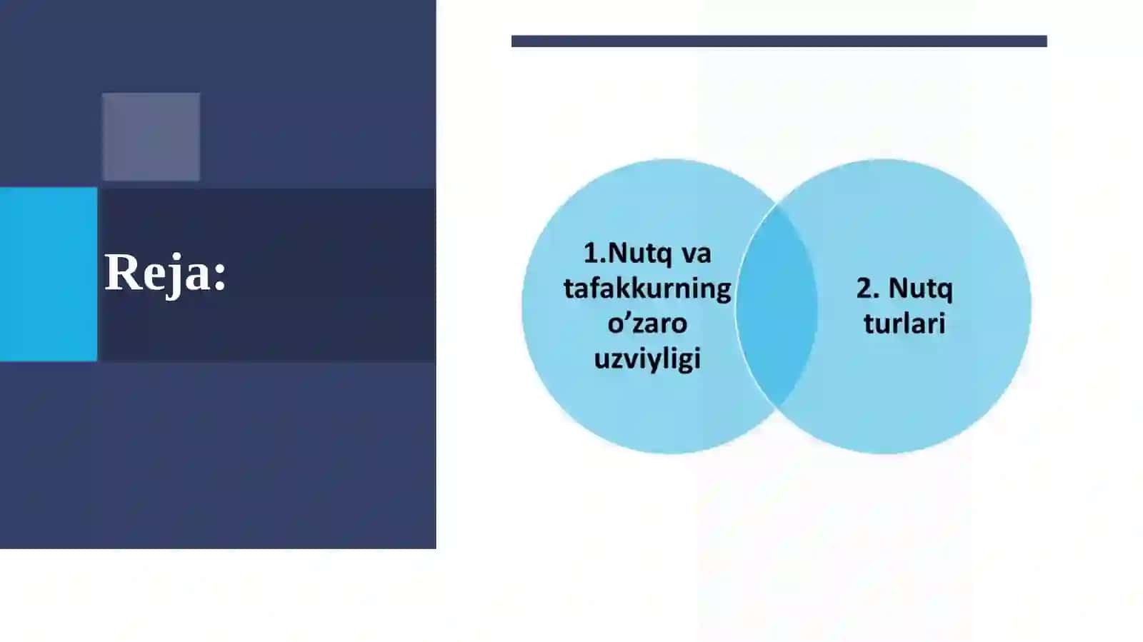 TAFAKKUR VA NUTQ HAQIDA UMUMIY TUSHUNCHA VA ULARNING BOĜLIQLIGI 2