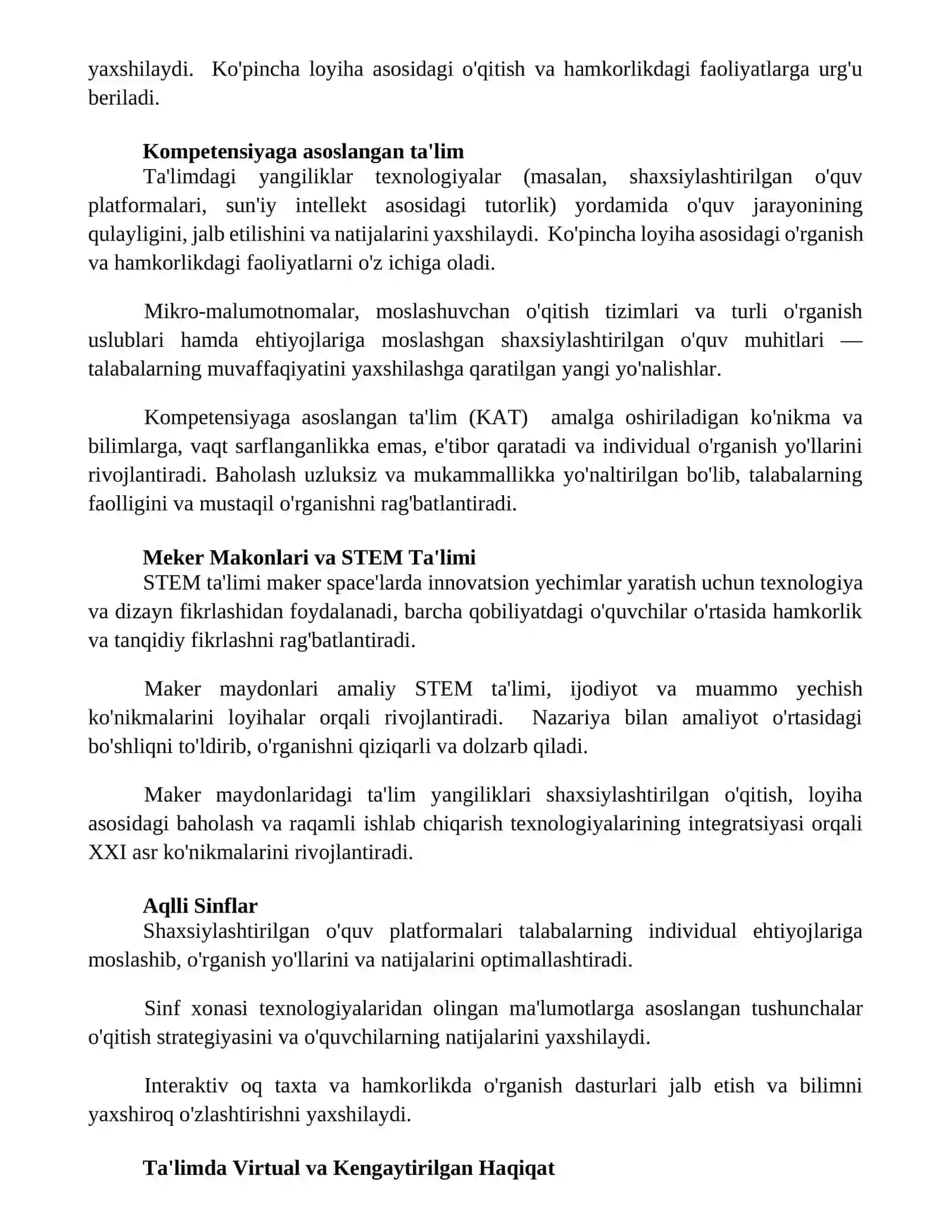Pedagogik innovatsiyalar 2