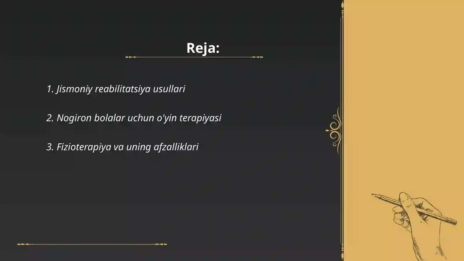 Nogironligi bor bolalarda reablitatsiya mashqlari 2