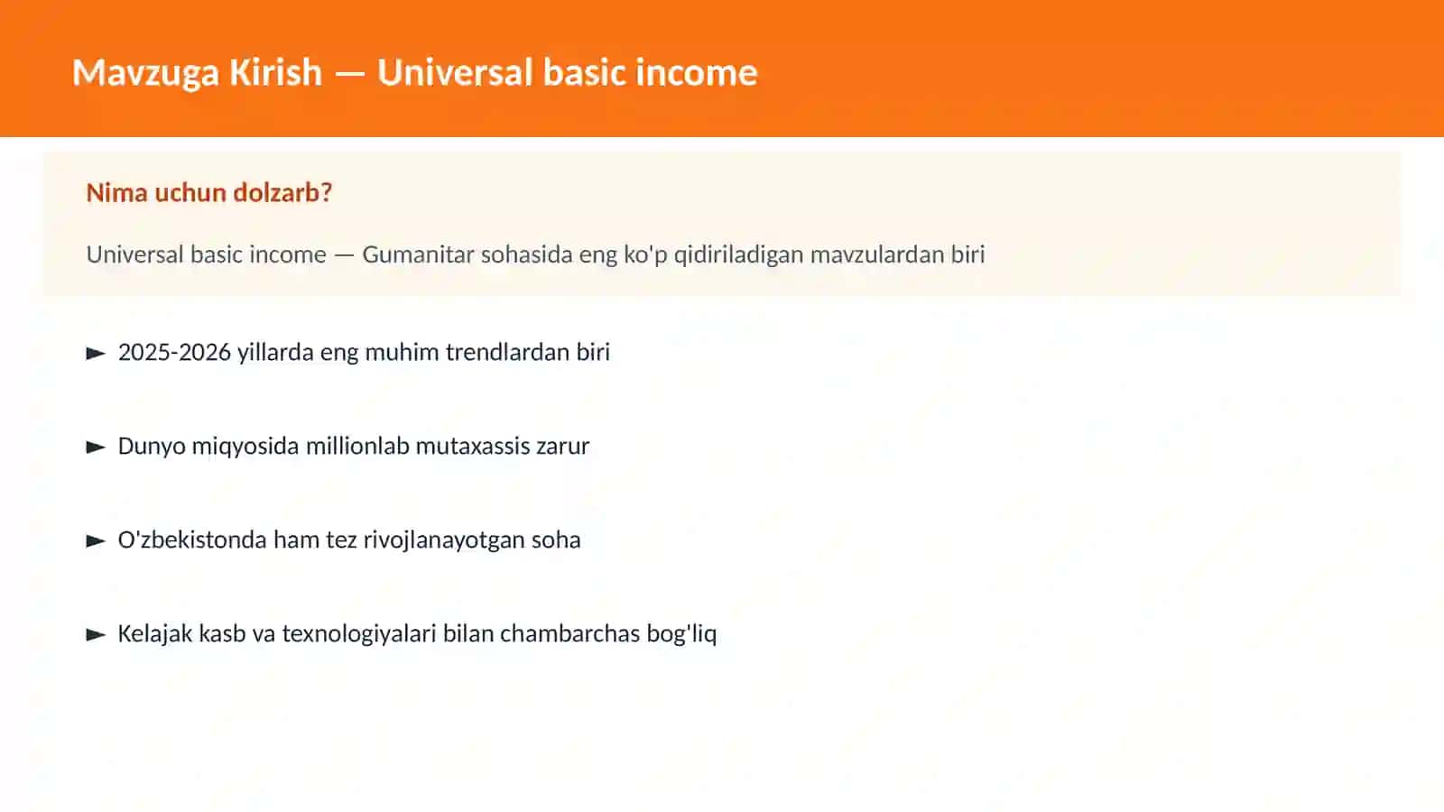 Universal basic income 2