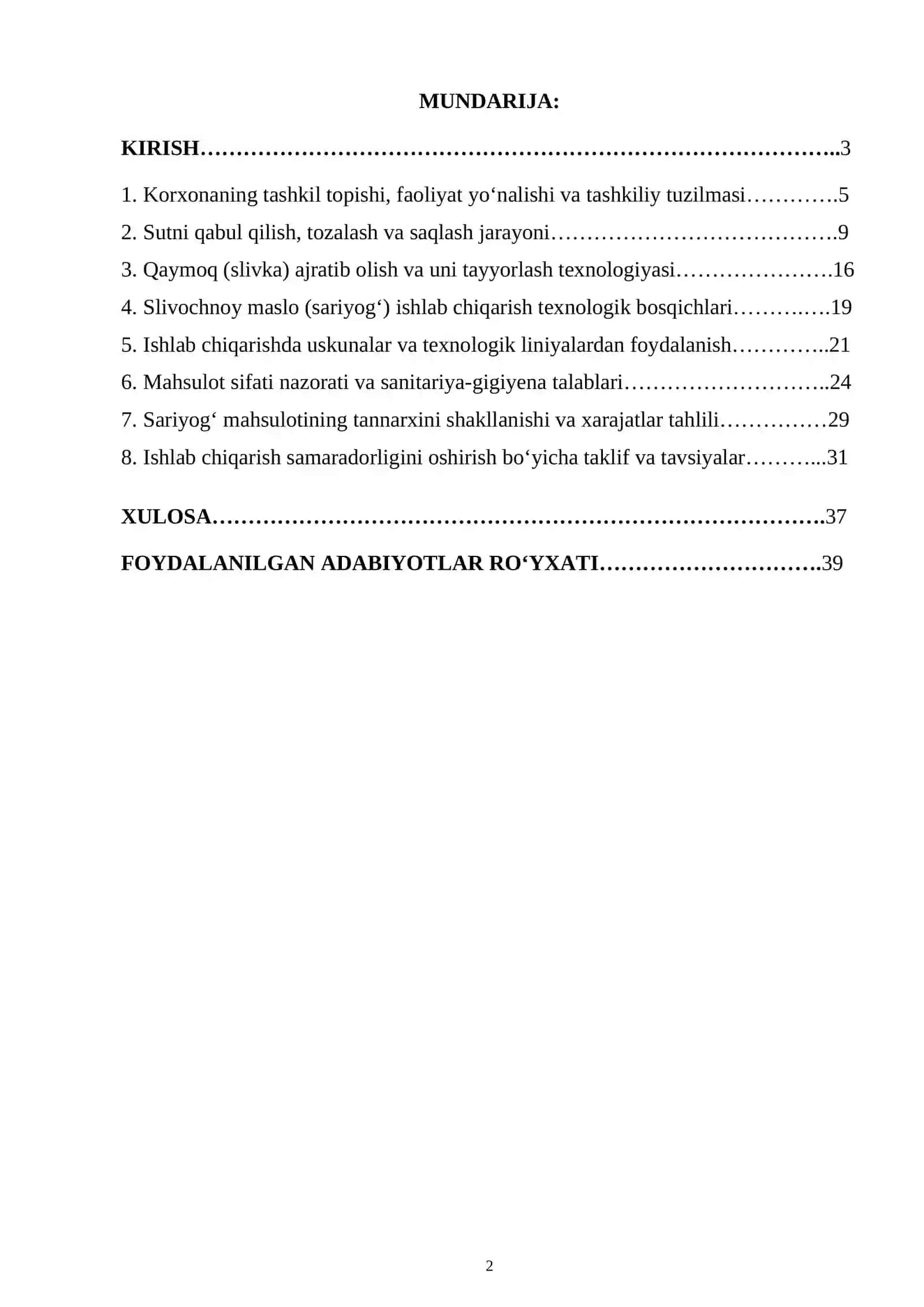 “Milk euro food” MCHJ sut va qaymoq 2