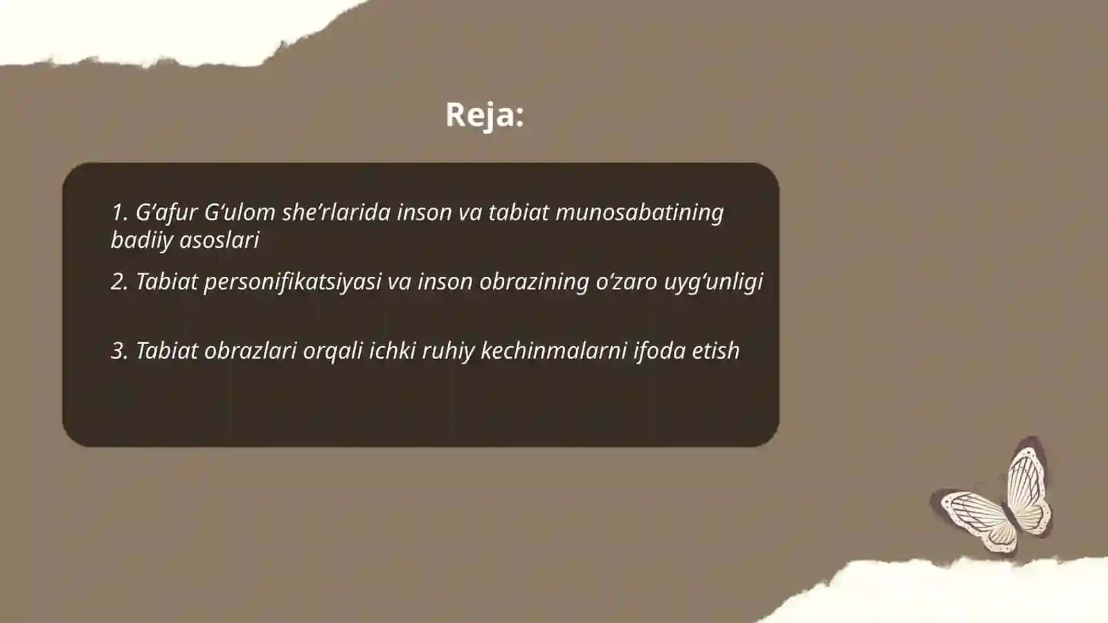 Gʻafur Gʻulomning sheʼriy asarlarida inson va tabiat oʻrtasidagi munosabatlarning shakllanishi 2