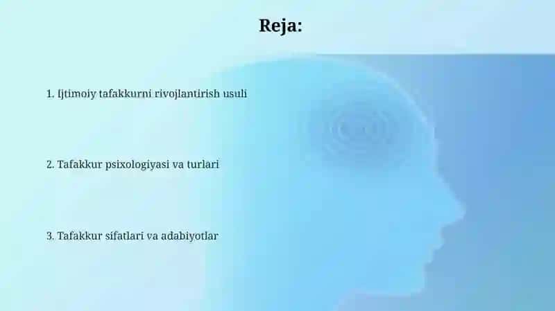 Ijtimiy tafakkurni rivojlantirish usuli 2