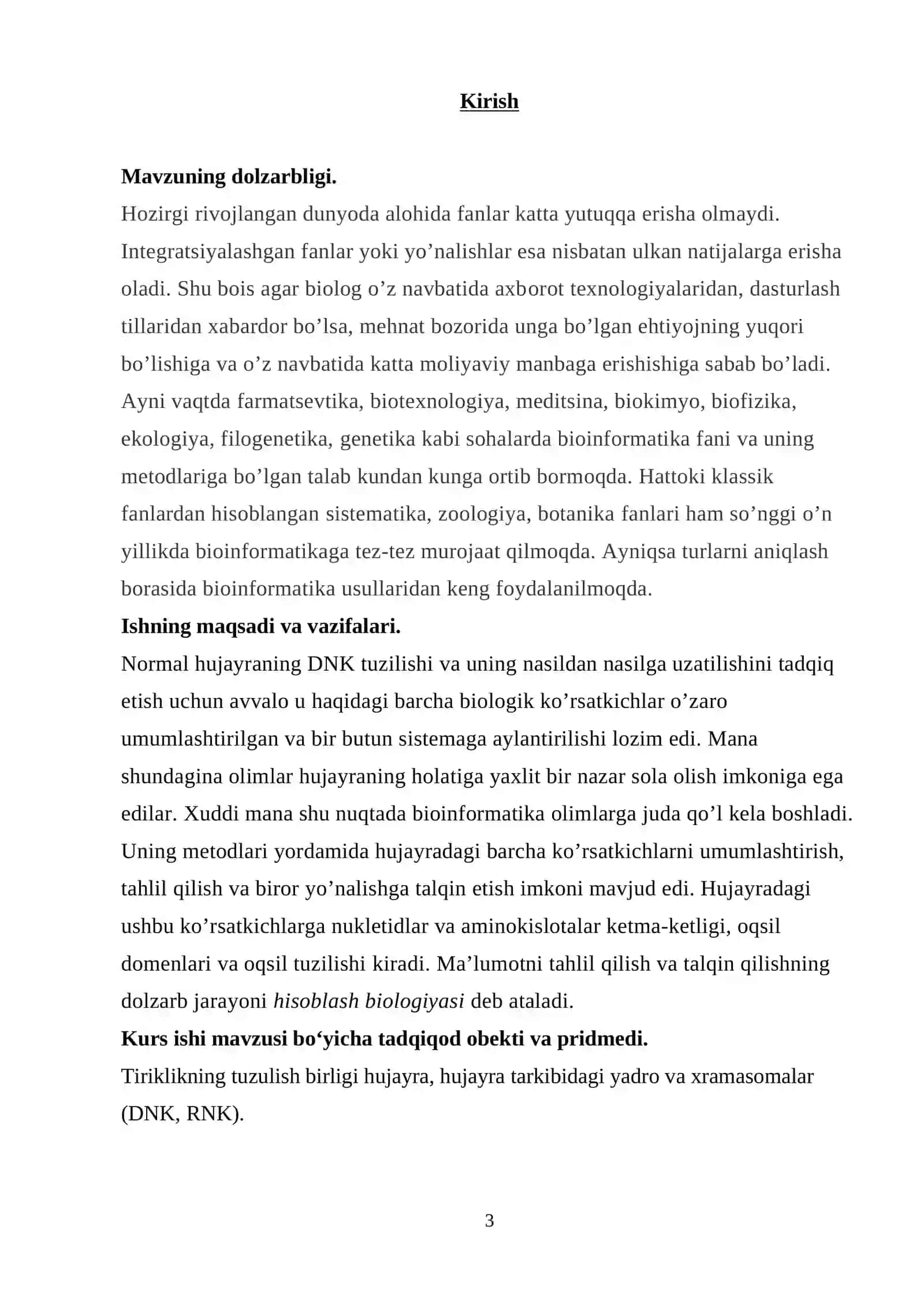 Genetika bo'yicha amaliy ishlar 2