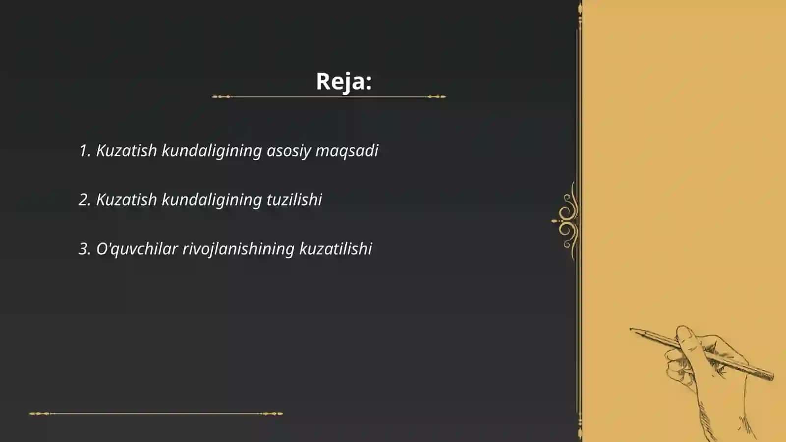 Kuzatish kundaligi mazmunining tahlili 2
