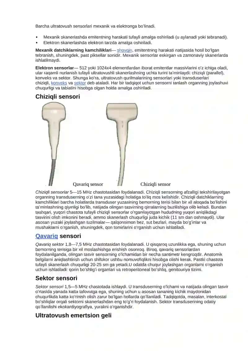 Ultratovush tekshiruvi (UTT) 2