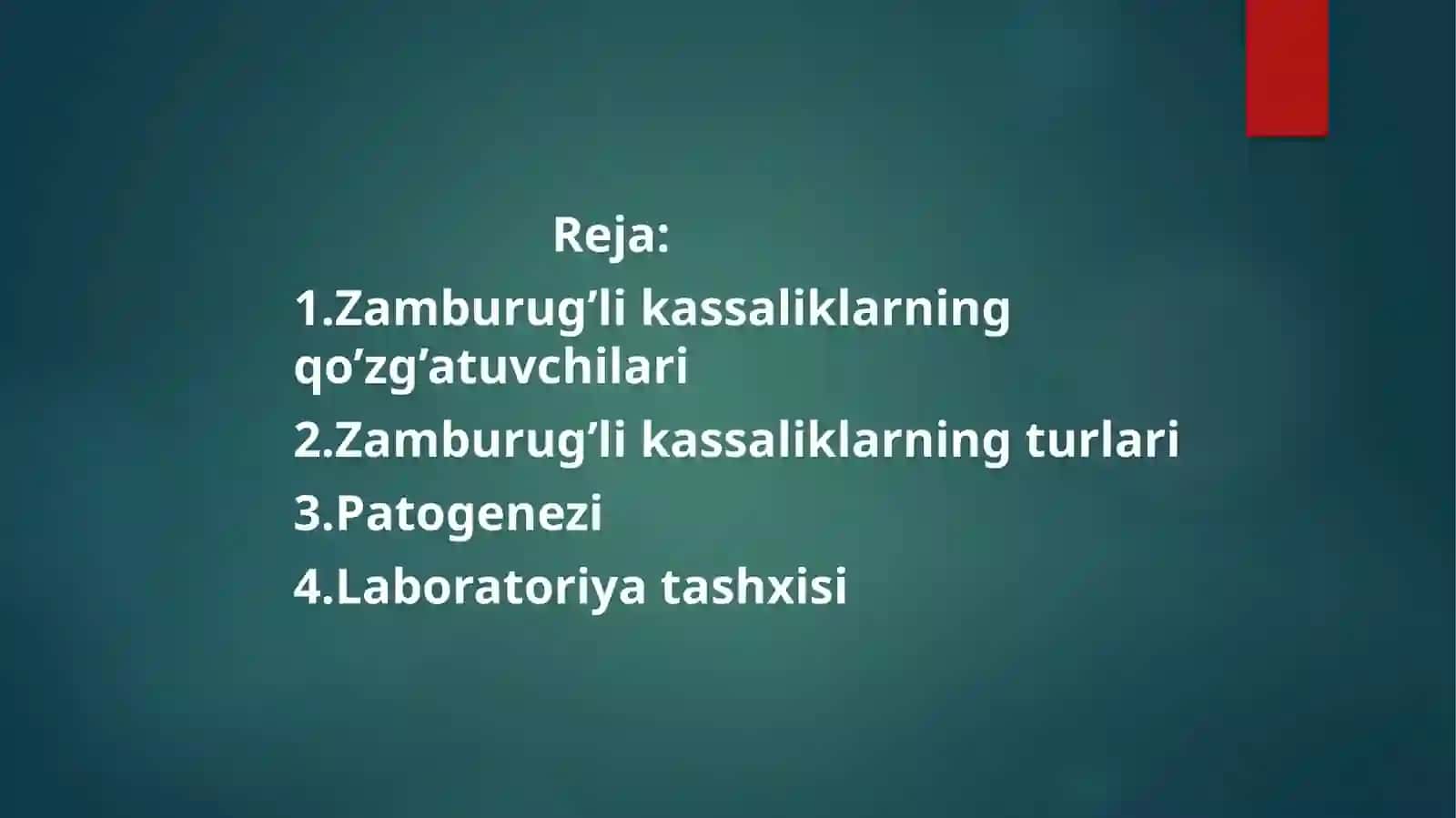 Zamburug’likassaliklarningqo’zg’atuvchilari,Patogenezi,labaratoriyatashxisi 2