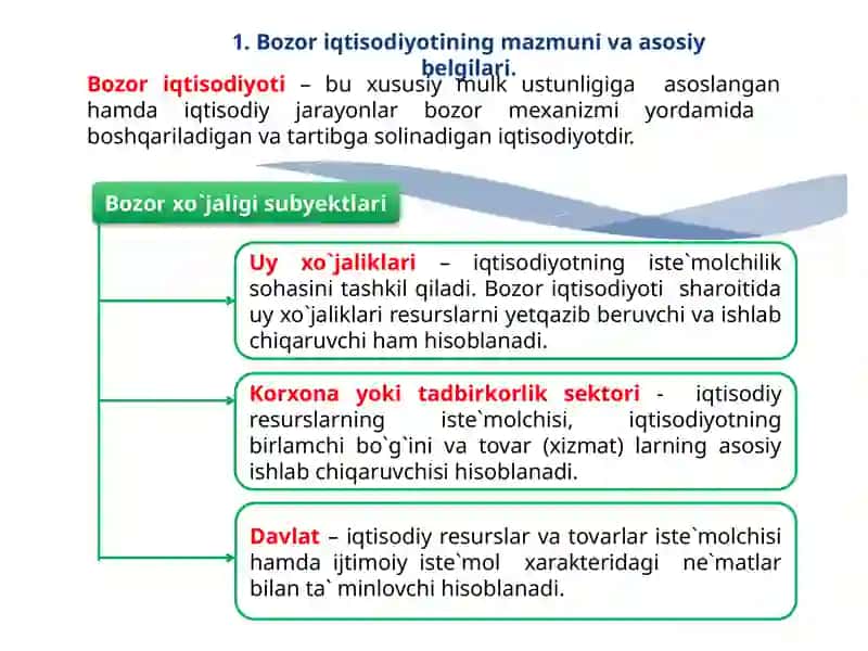 BOZOR IQTISODIYOTIGA MUXOLIF SOTSIALISTIK YO'NALISH MOHIYATI VA UNING TARIXI 2