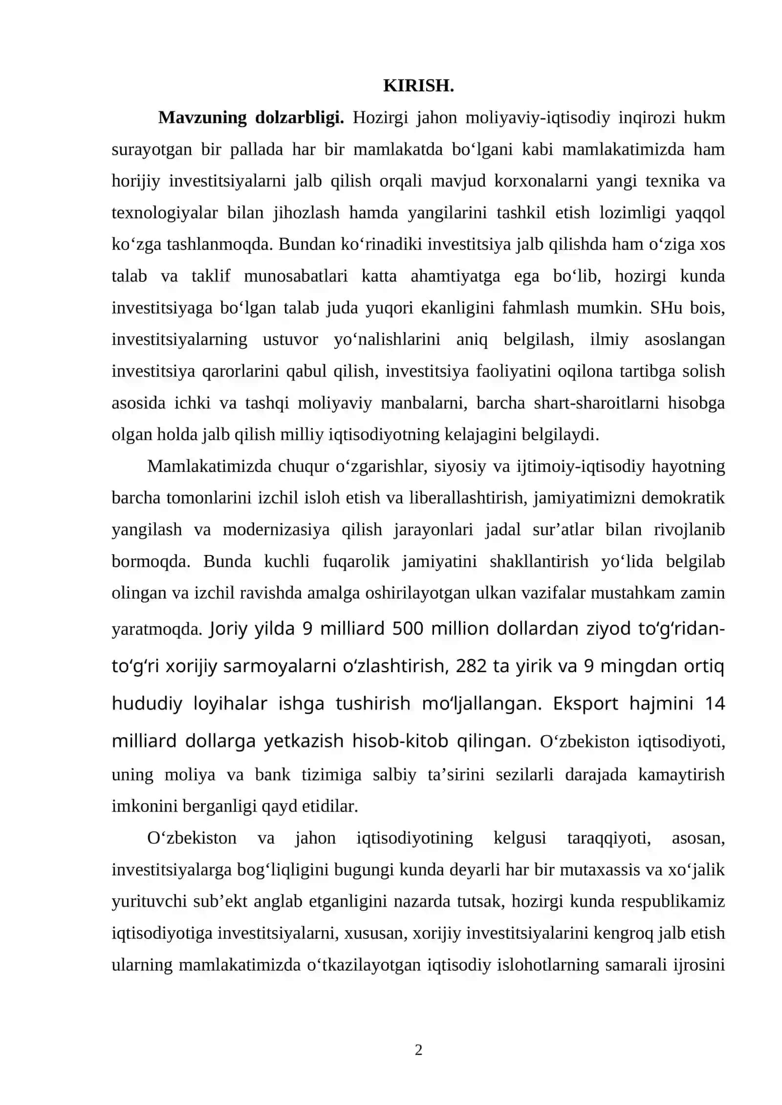 MINTAQANING INVESTITSION JOZIBADORLIGINI SHAKLLANTIRISH 2