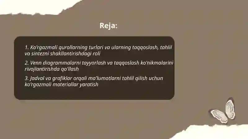 Ko'rgazmali qurollar tayyorlash 2