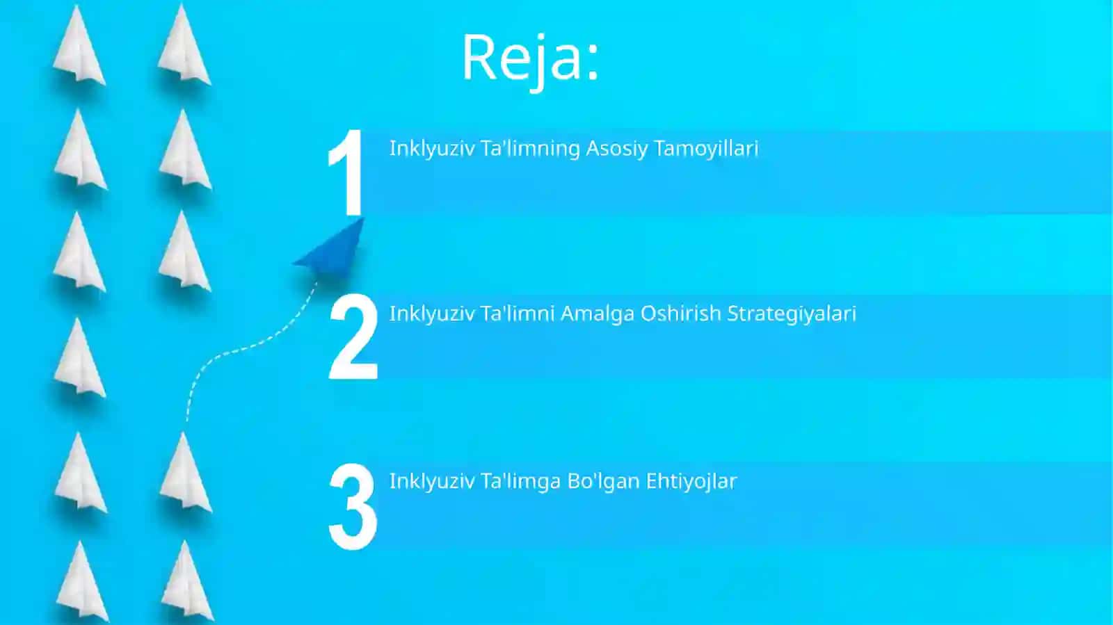 Inklyuziv ta'limning tamoyillari va unga bo‘lgan ehtiyojlar 2