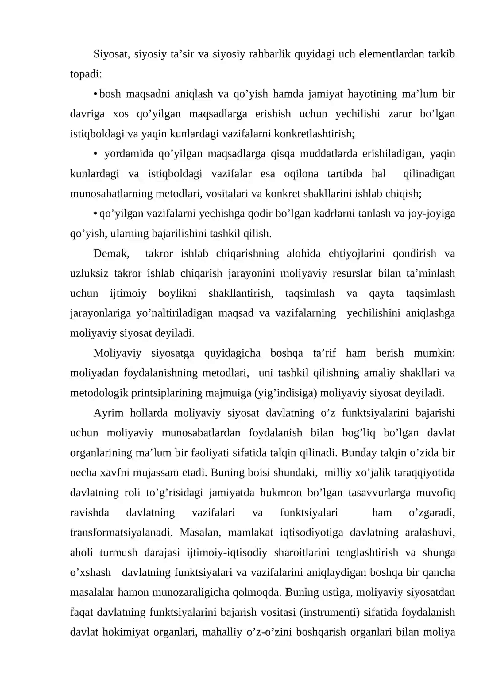Moliyaviy siyosat 2