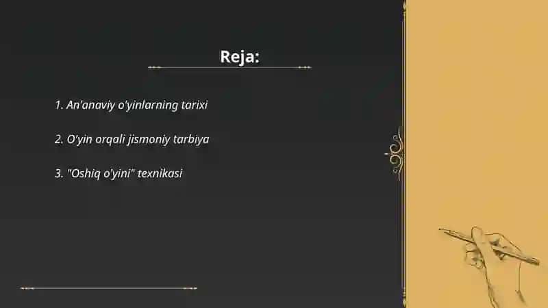 Katta yoshdagi bolalarga beriladigan milliy va harakatli o'yinlarni o'rgatish 2