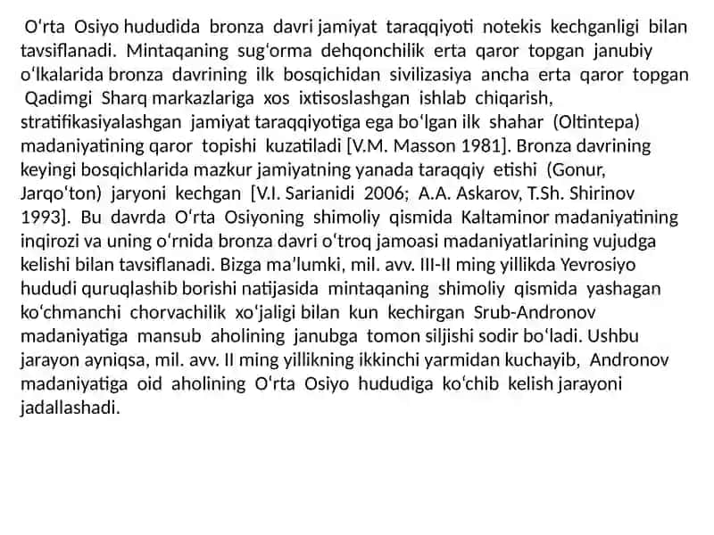 Paleometall davri arxeologik madaniyati 2