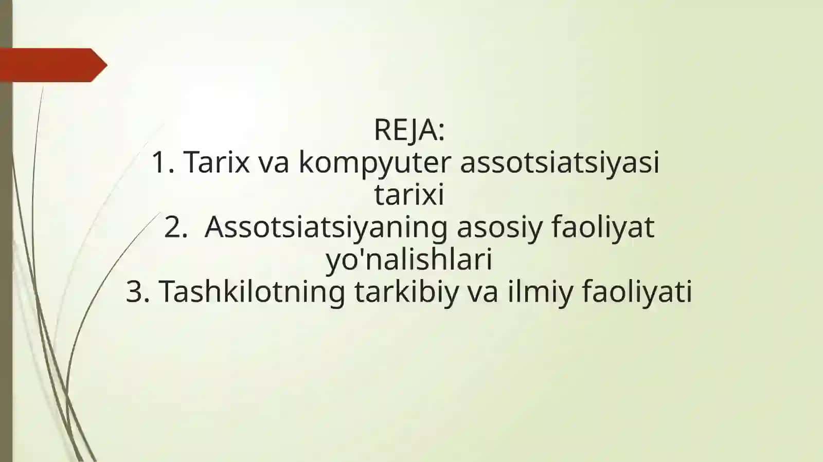 Tarix va Kompyuter assotsatsiyasi faoliyati 2
