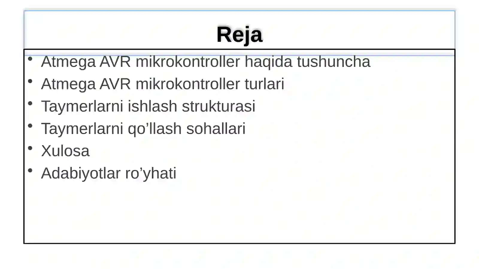 Atmega AVR mikrokontrollerlari 2