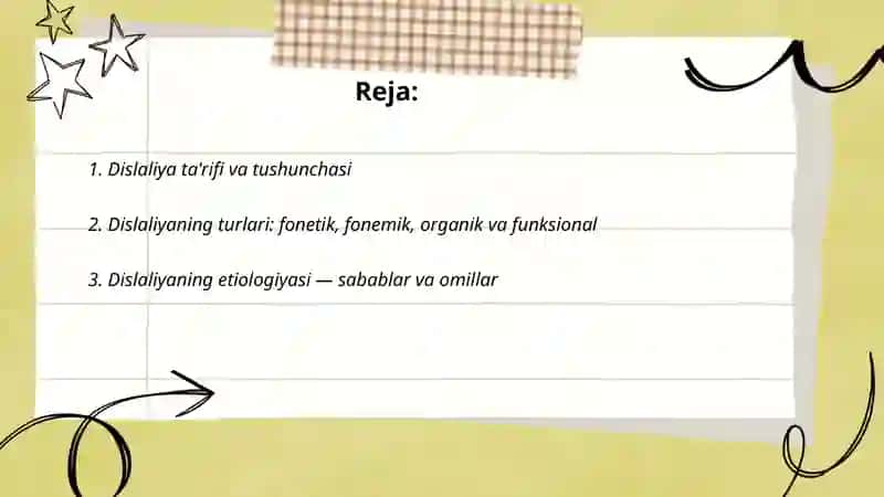 Dislaliya haqida tushuncha 2