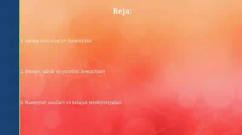 Elektron taqdimotlarni yaratish va qayta ishlash vositalari 2
