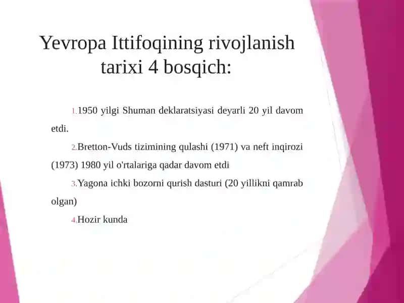 Yevropa mamlakatlari xalqaro va diplomatik munosabatlar tizimida 2