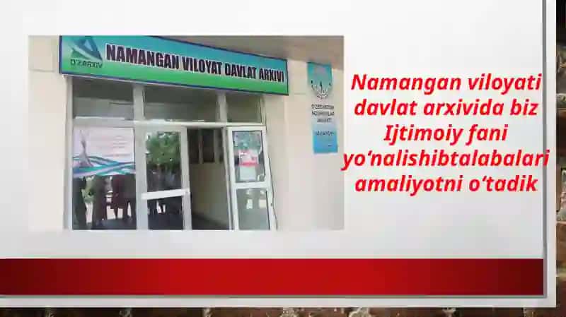 Arxivshunoslik amaliyoti 2