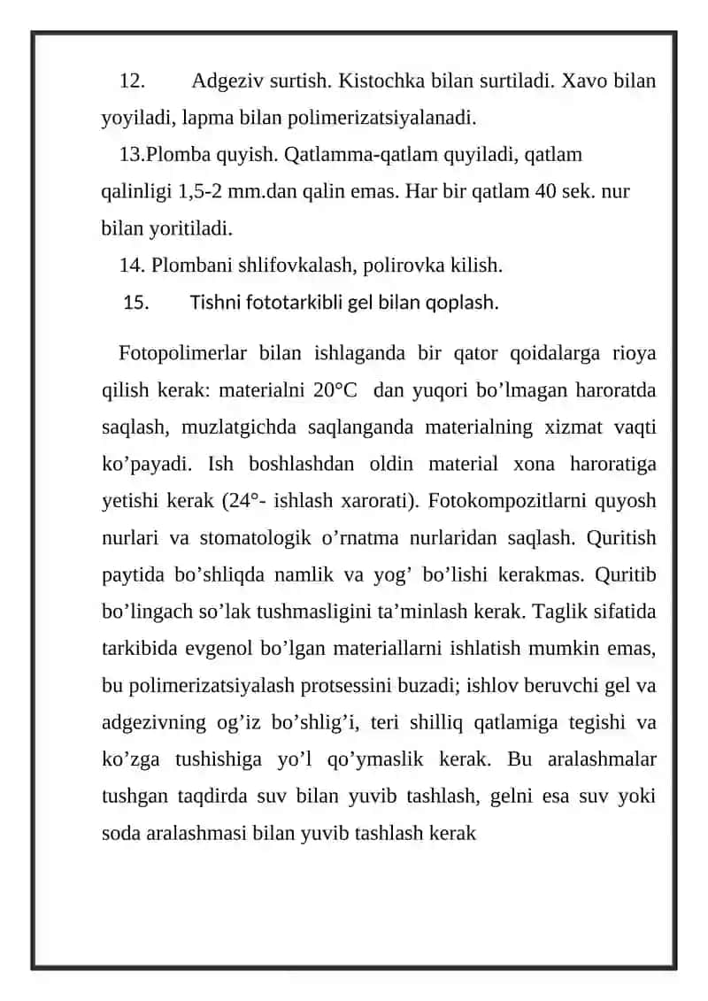 Tishlarni restavratsiya 2