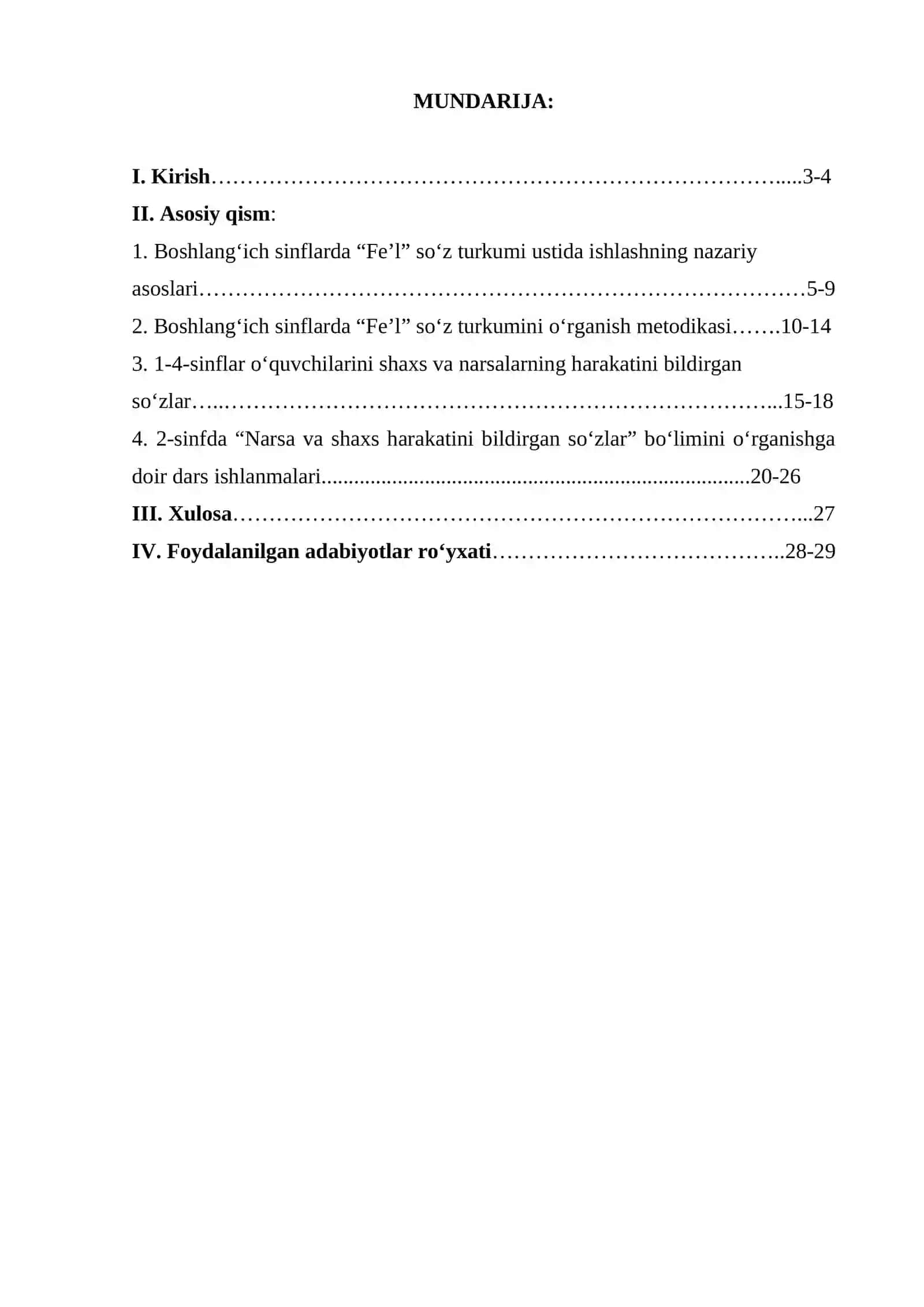1-2 sinflarda fe’l turkumini o’rganish 2