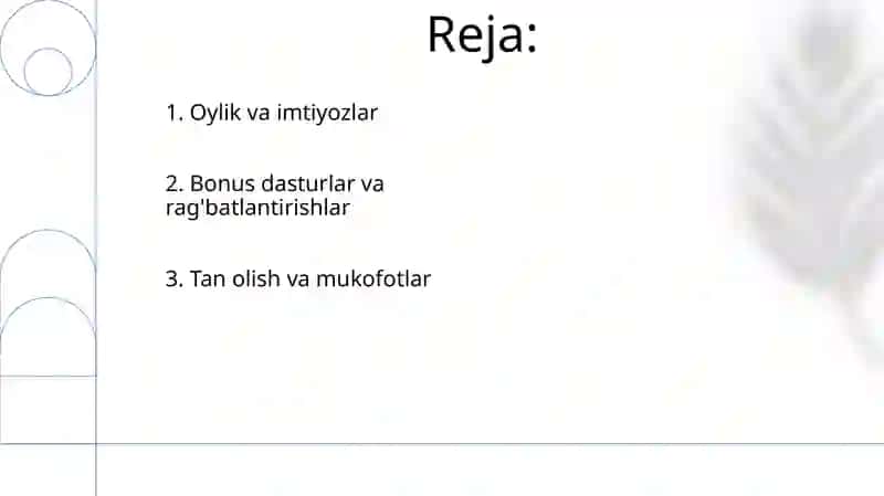 Xodimlarni ragʻbatlantirish va mativatsiyalash usullari. 2