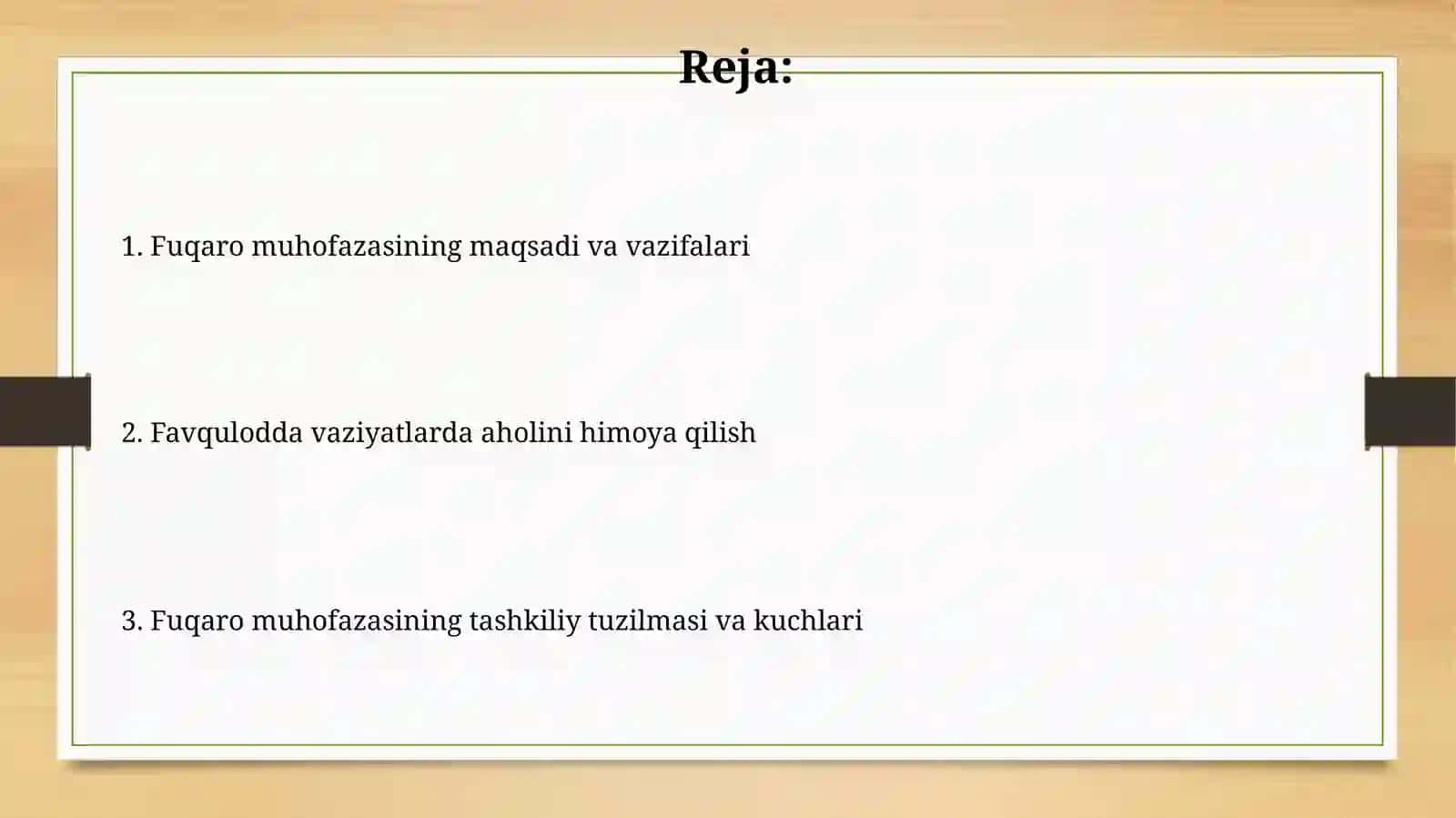 Fuqaro muhofazasining Maqsadi va Vazifalari 2