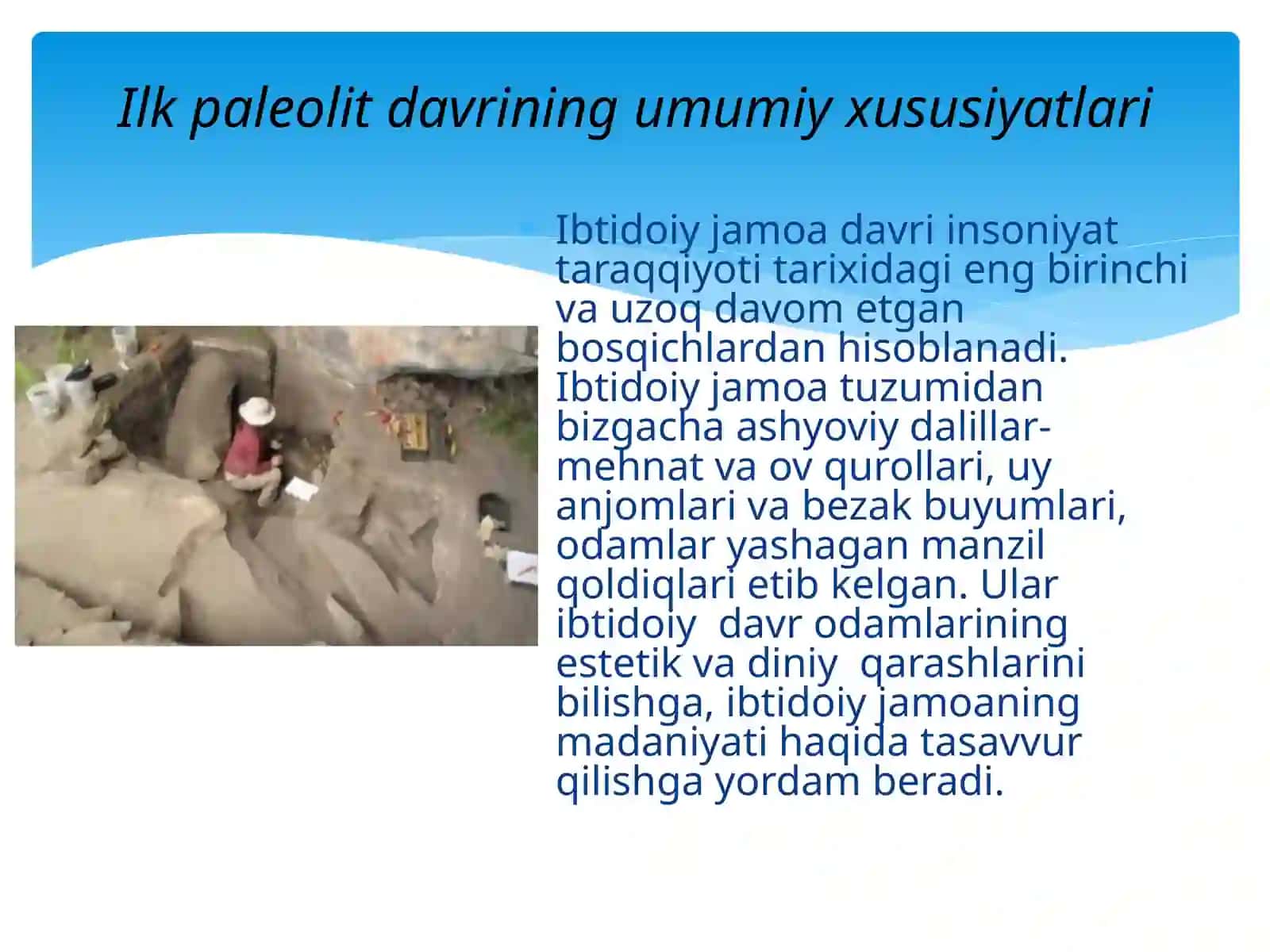 O'rta Osiyo ilk so'ngi paleolit davri ibtidoiy manzilgohlari xaritasini tuzish 2