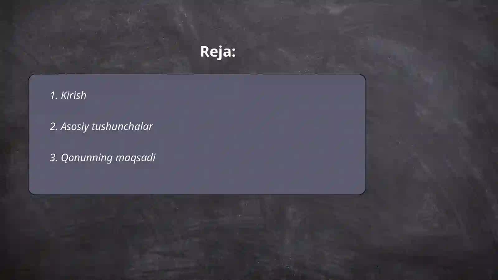 "Chiqindilar to'g'risidagi" qonuni 2
