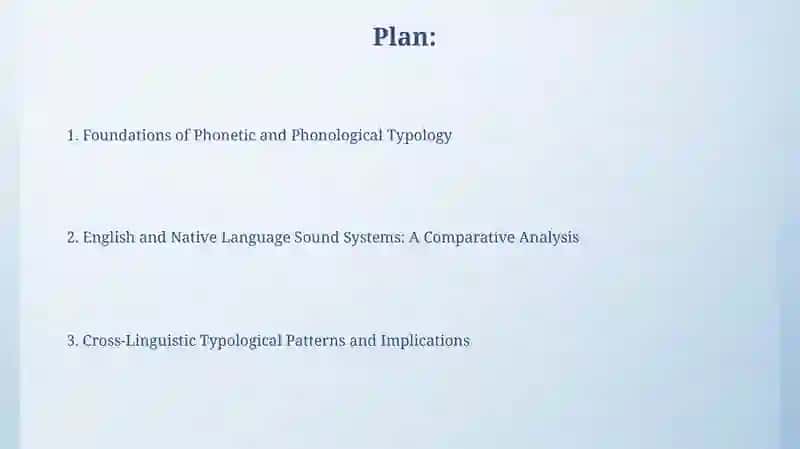 Typology of phonetic and phonological levels of English and Native languages 2