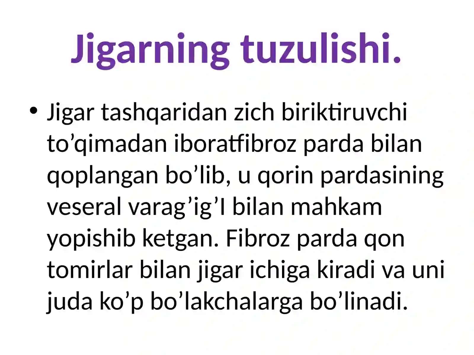 Jigar gistalogiyasi 2