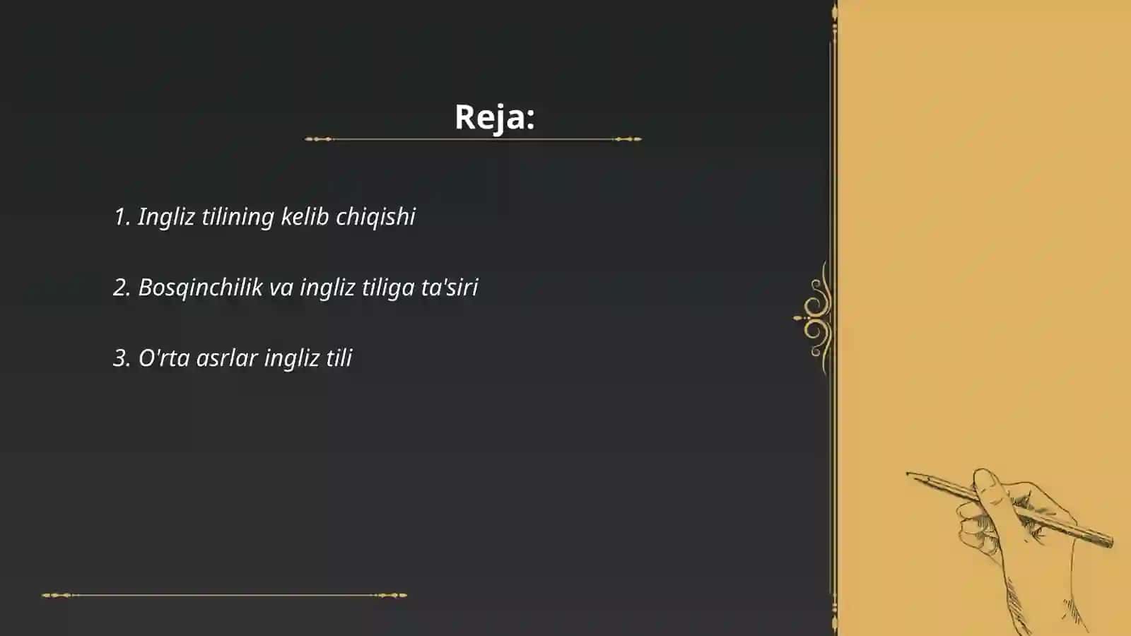 Ingliz tili tarixi 2