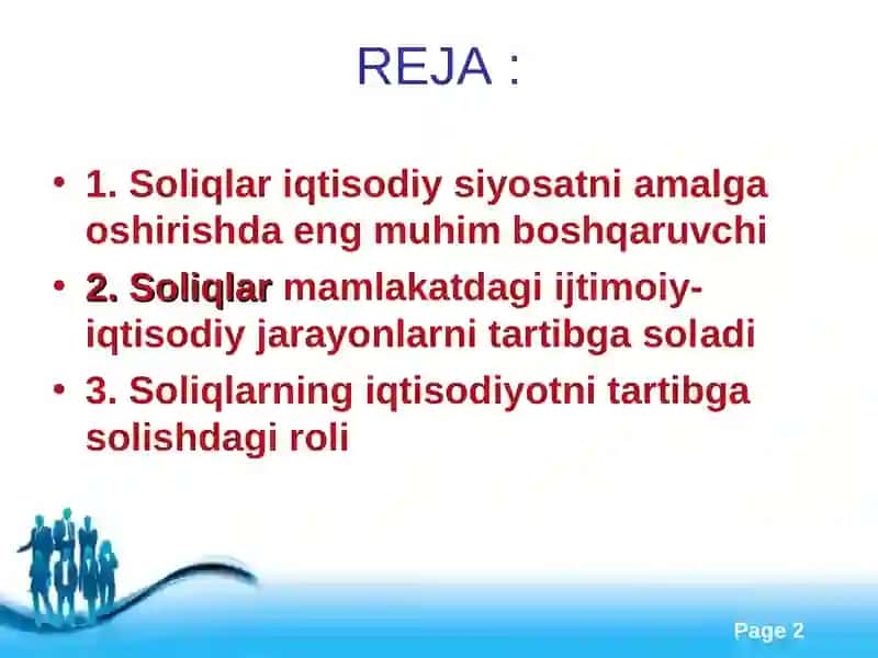 Soliqlarning iqtisodiy mohiyati va soliq tizimi 2