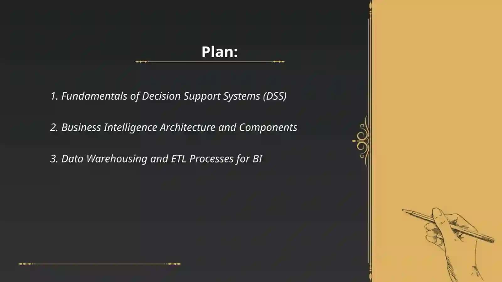 Desision Support Systems and Business Intelligence 2