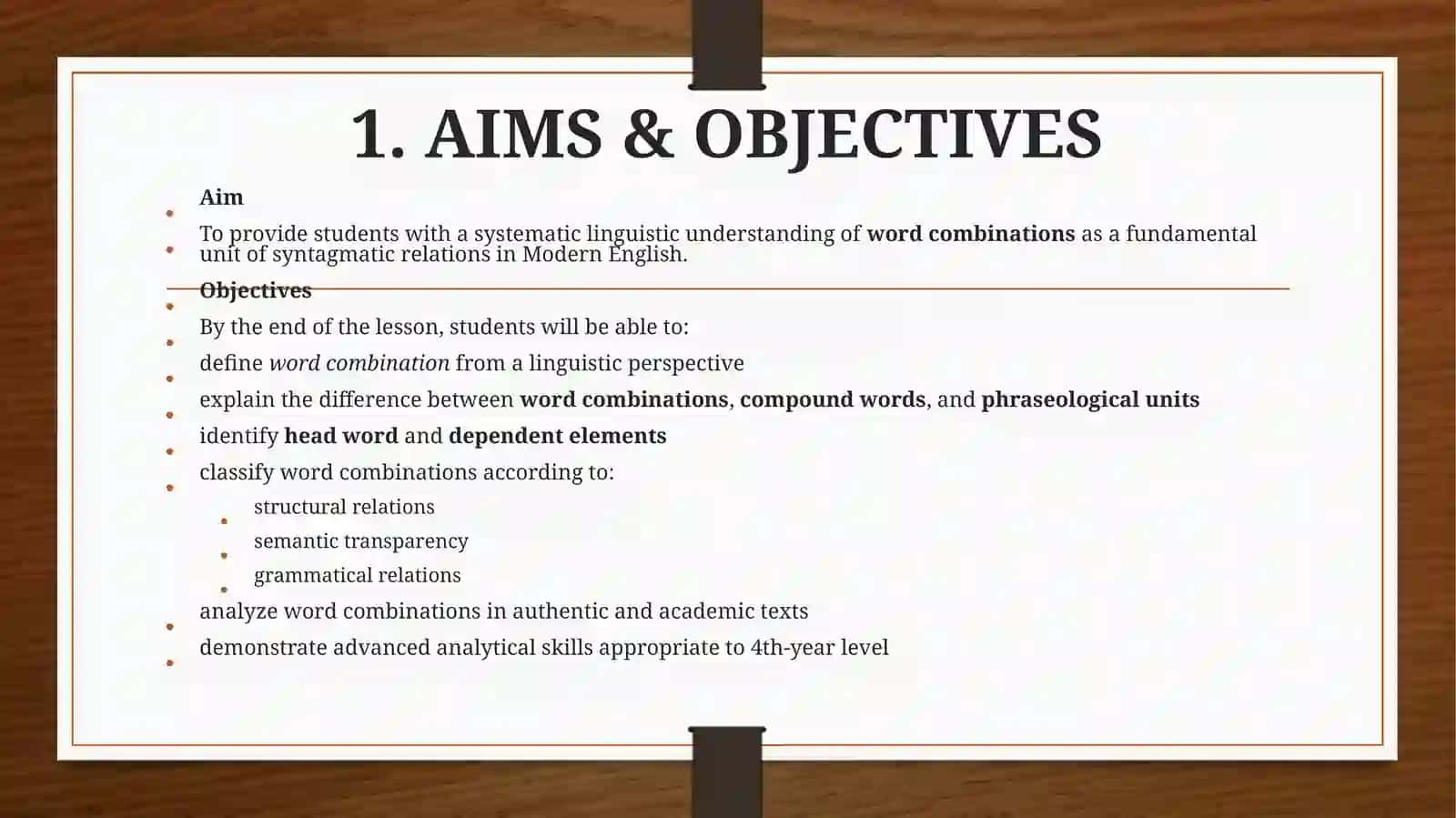 THEORETICAL ENGLISH COURSE 2