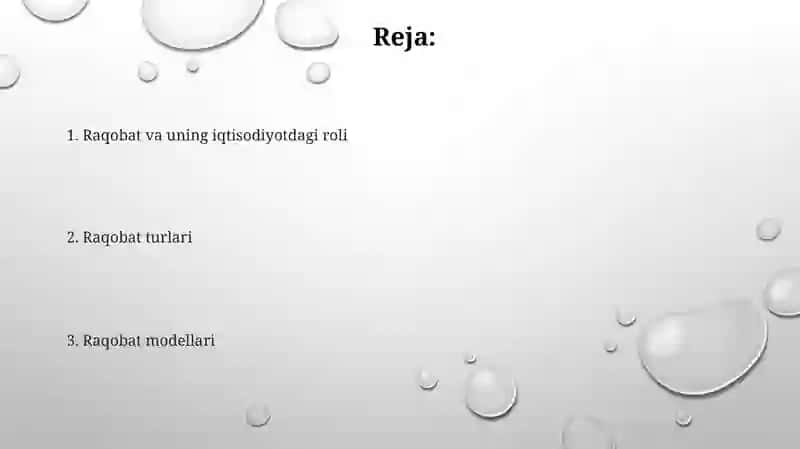 Raqobatning iqtisodiyotdagi roli 2