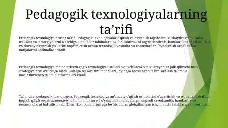 Pedagogik Texnologiyalarning Metodlari 2