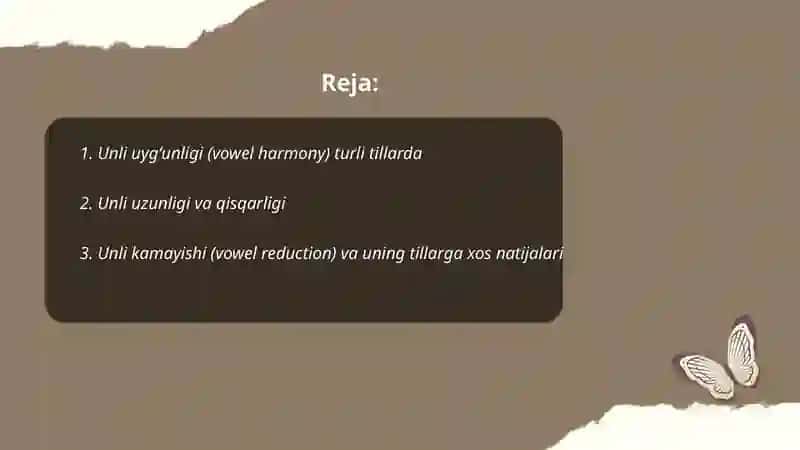 Turli tillardagi fonetik hodisalar 2