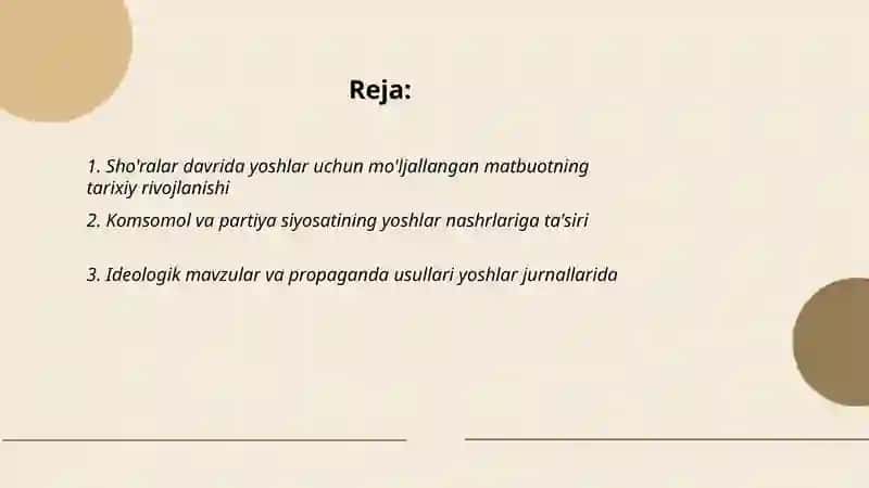 Sho'ralar davri yoshlarga mo'ljallangan matbuot nashrlari 2