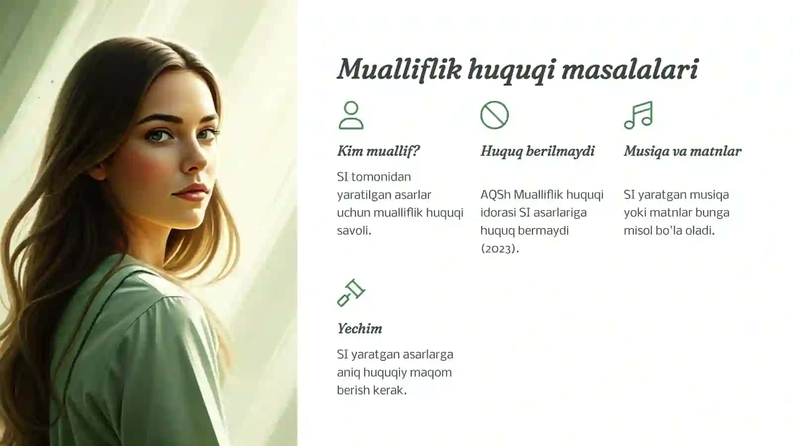 Sun'iy intellekt va huquq Zamonaviy muammolar 2